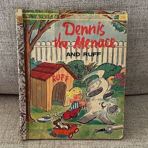 Vintage 1959 Dennis the Menace and Ruff golden book